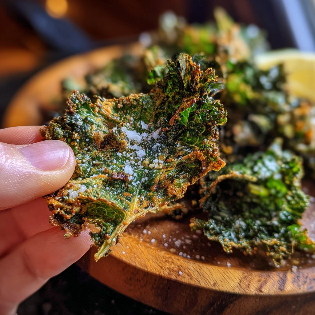 Savory Kale Chips Variation
