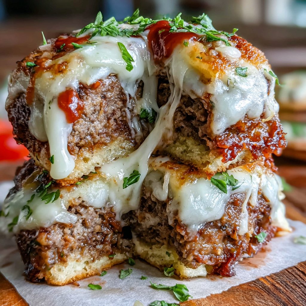 Mouthwatering Meatball Hamburger Surprise