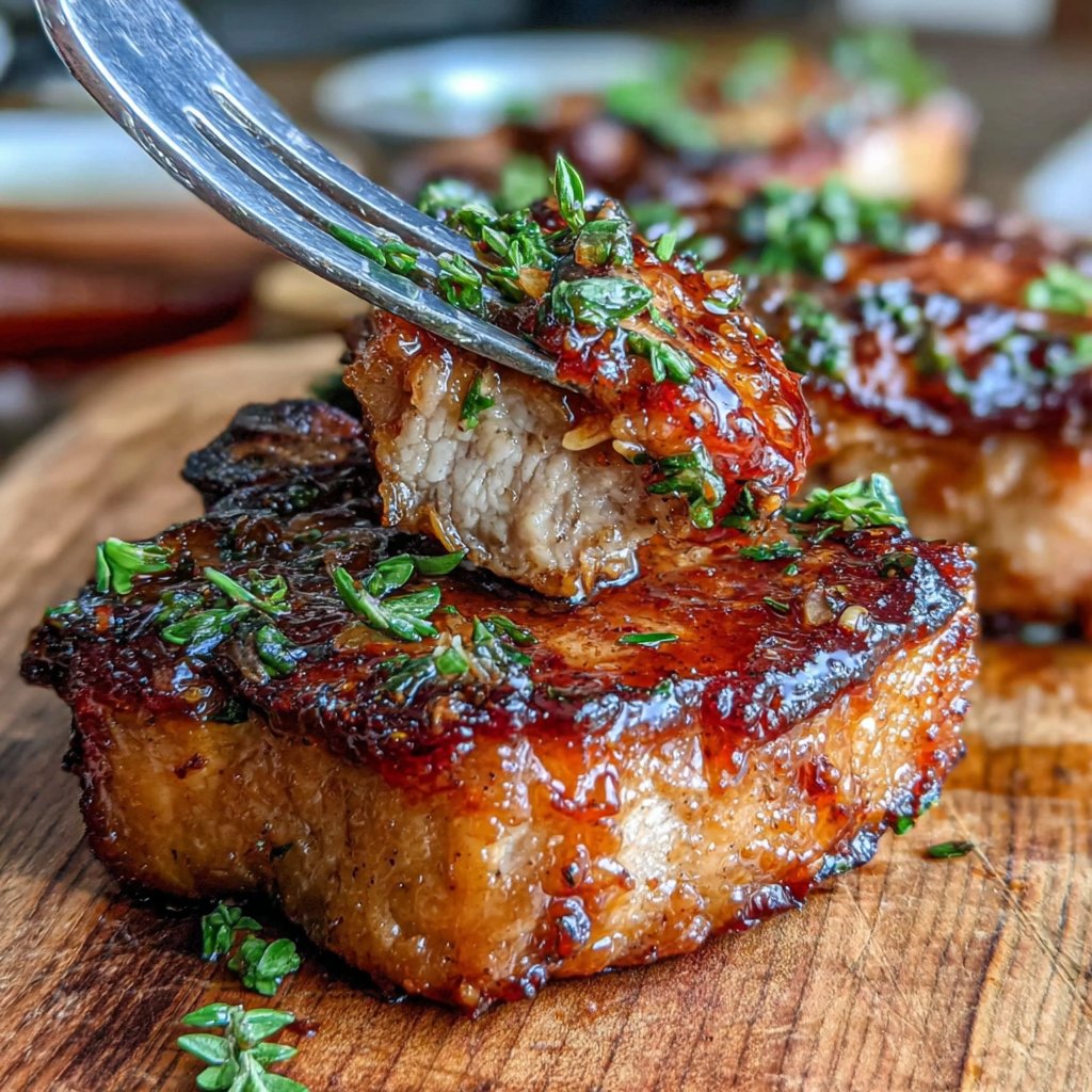 Honey Garlic Pork Chops