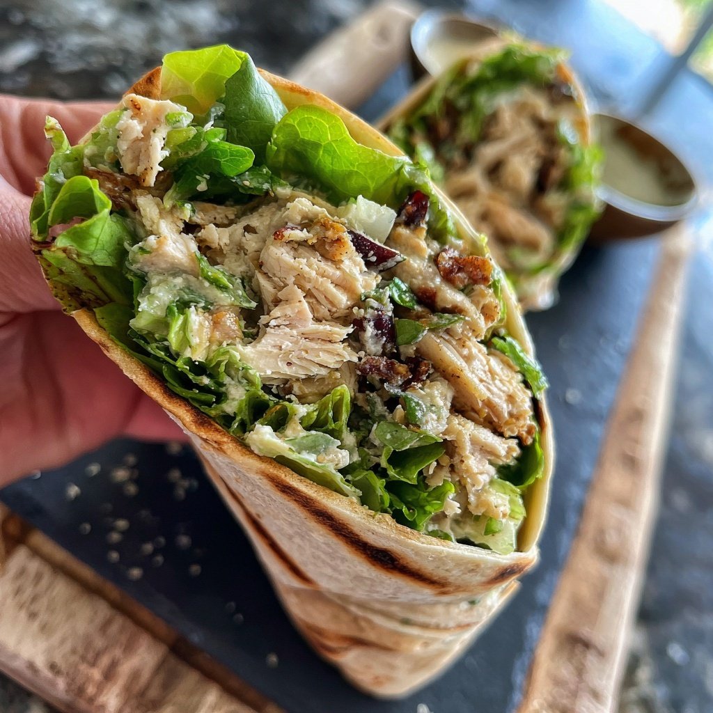 Savory Chicken Salad Wraps