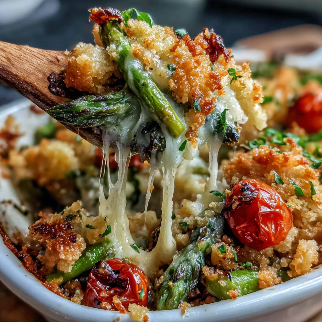 Savory Spring Vegetable Crumble